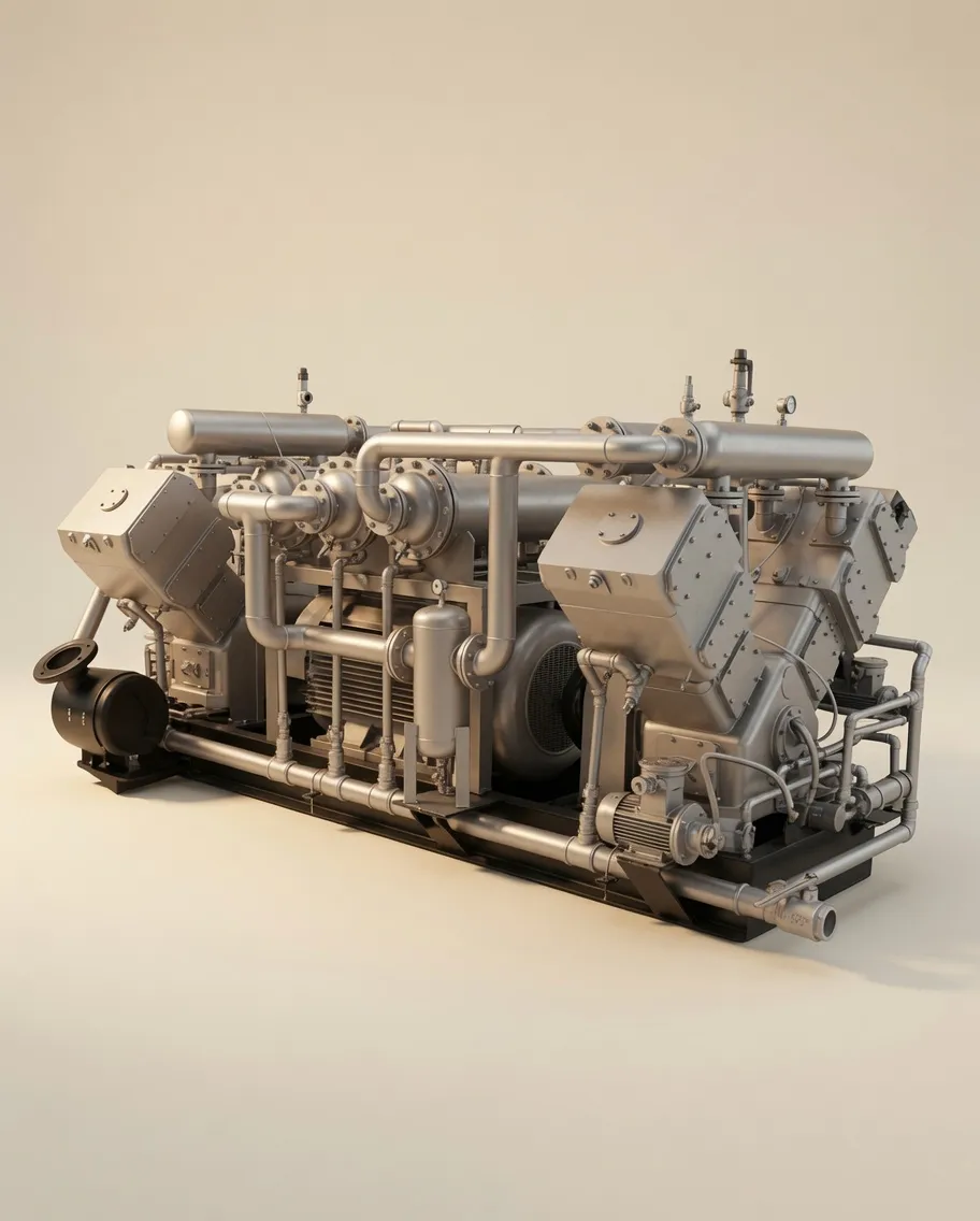 Oil-Free Compressor Medical Grade Installation