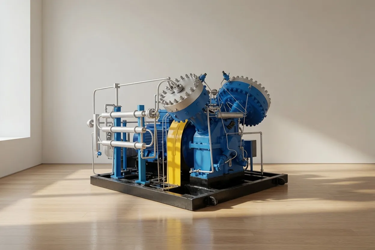 Oil-Free Compressor with BACJ Features