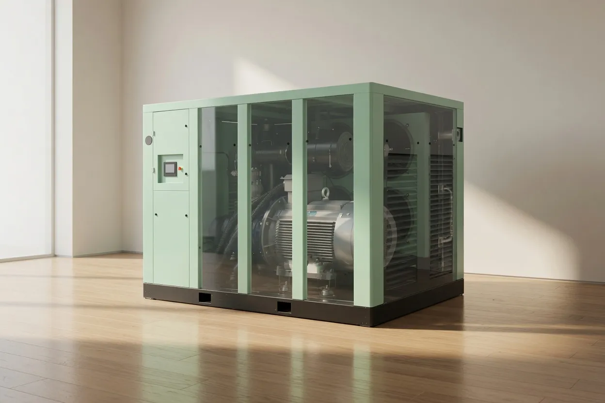 Oil-Free Screw Air Compressor Exterior View