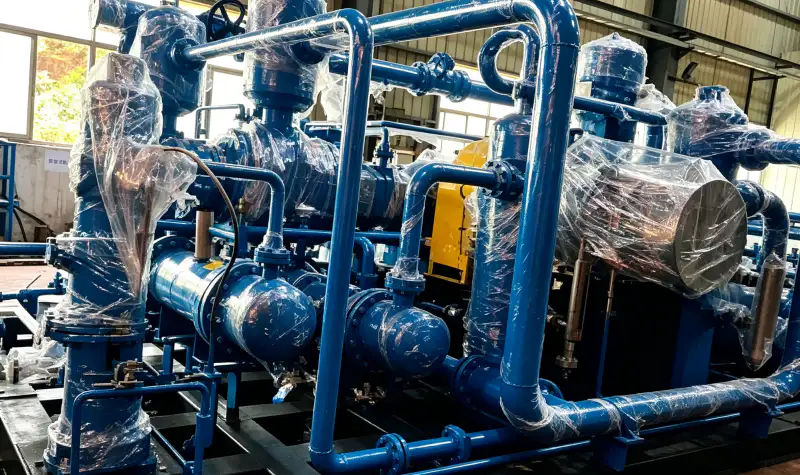 LW Series oil-free air compressor manufacturing quality control detail